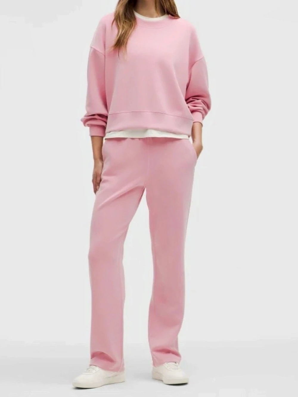 NWT! lululemon Softstreme Perfectly Oversized Cropped Crew Sweatshirt